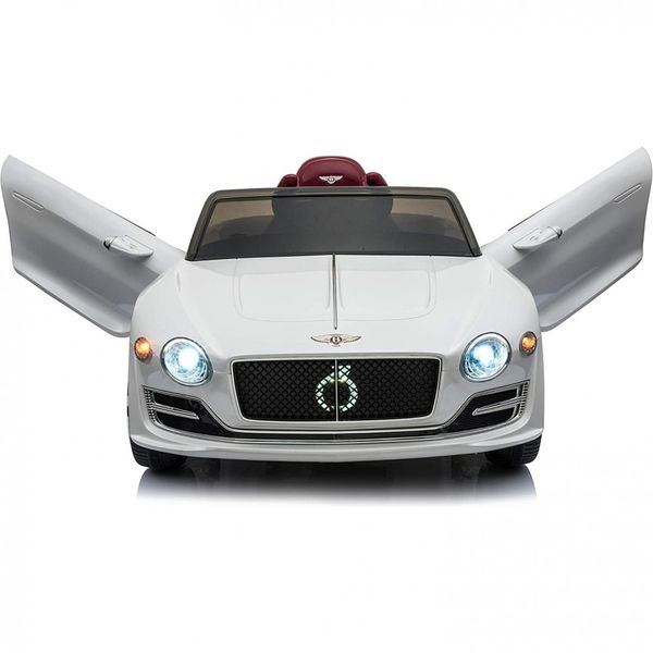 Carro, Carrinho Elétrico 1 Assento, 12V, com Controle Remoto, Vel 5 km por hora, Idade 3, ROCK WHEELS, Branco