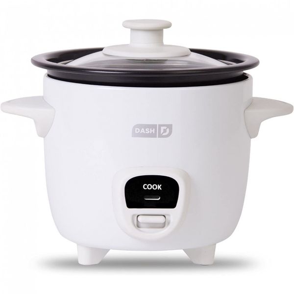 Dash DRCM100 Mini Panela de Arroz Elétrica 480 mL, 200W, 110V, Preta