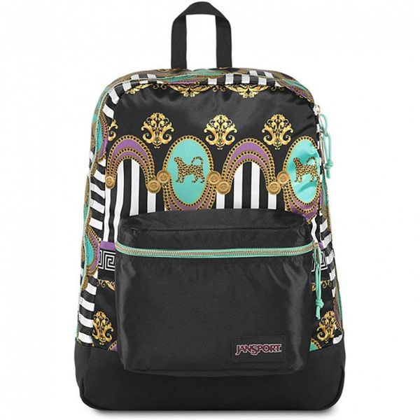 JanSport Mochila Unissex com Superfície Texturizada Exclusiva, Preta