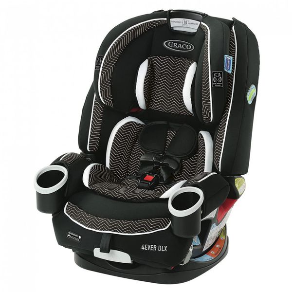 Graco 4Ever DLX, Cadeira de Bebê para carro 4 em 1, preto
