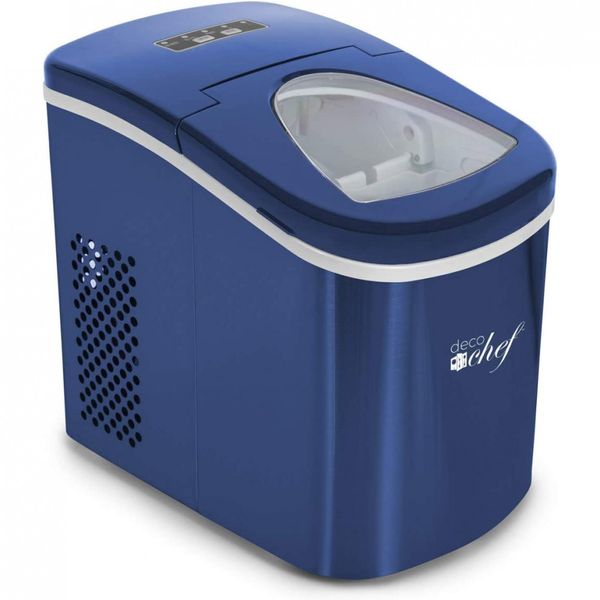 Máquina de Gelo Automática Portátil até 11 kg de Gelo em 24h, 110v, DECO GEAR IMBLU, Azul