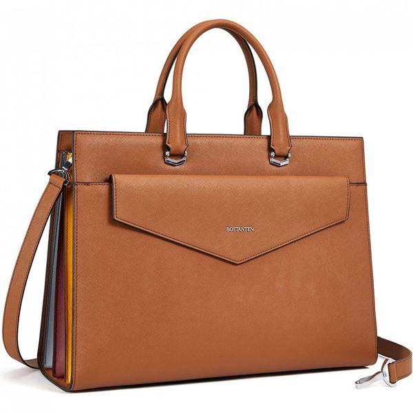 Bolsa Pasta Couro Feminino 14 Pol Alto Padrão