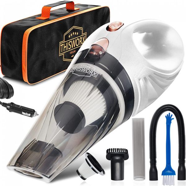 ThisWork Aspirador de Pó Automotivo Portátil com Fio 12V, 106W