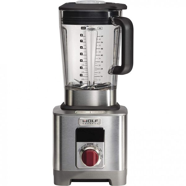 Wolf Gourmet Liquidificador Profissional de 1.8L com Visor LCD, 1500W, 110V, Aço Inoxidável