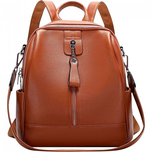 ALTOSY Mochila Feminina de Couro Conversível para Bolsa
