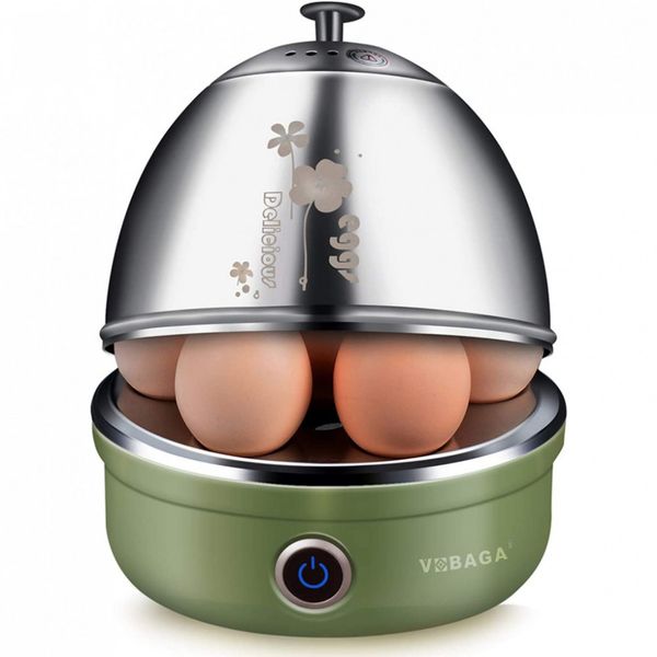 VOBAGA Cozedor de Ovos Elétrico, Capacidade 7, 350W, 110V, Verde