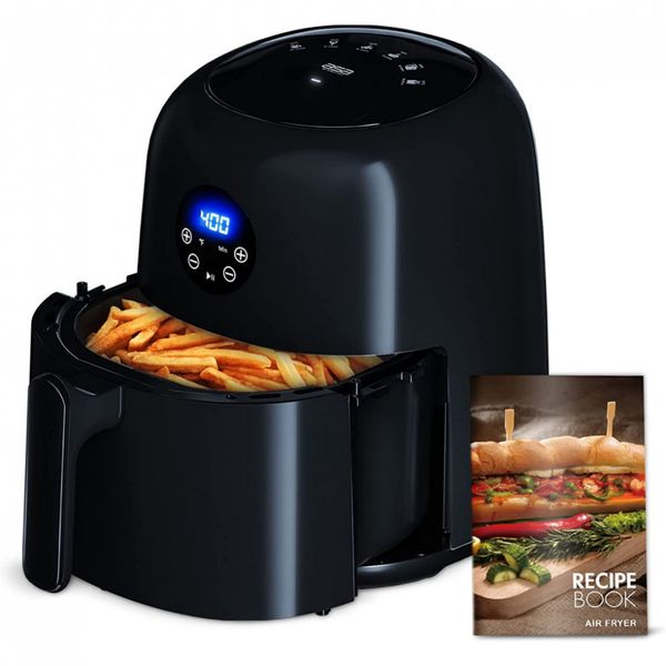 ASA Fritdeira Elétrica AirFryer, Capacidade 5.6L, Painel Digital, 1350W, 110V, Prata