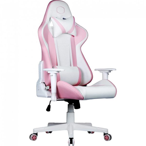 Cooler Master R1S Cadeira de Escritório Gamer Reclinável, Giratória e Ergonômica, Rosa