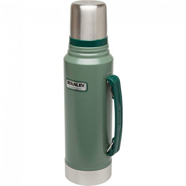 Stanley Classic Garrafa Térmica 1L para Viagem com Isolamento a Vácuo, Verde
