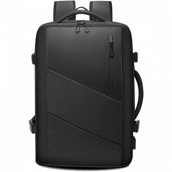 LAORENTOU Mochila de Nylon Balístico para Laptop Preto