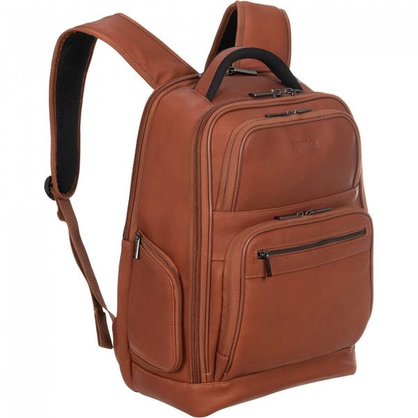 Kenneth Cole Reaction Mochila Antifurto RFID para Laptop Marrom