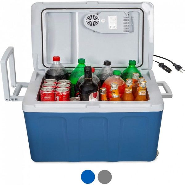 Refrigerador e aquecedor elétrico K Box com rodas para carro e casa, 45 litros