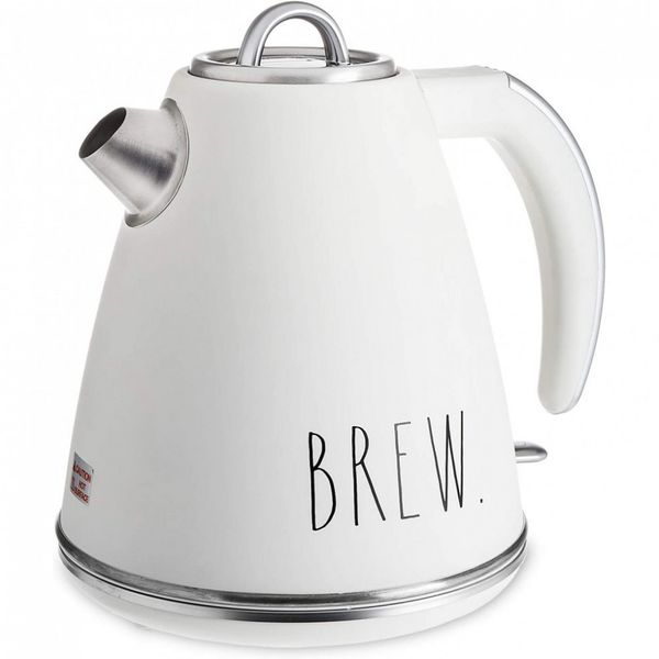 Rae Dunn Chaleira Elétrica 1.5L com Proteção de Fervura 1500W, 110V