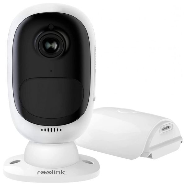 Câmera de Segurança sem fio Wi Fi 1080p Controle de Voz, REOLINK Argus 2, Branco
