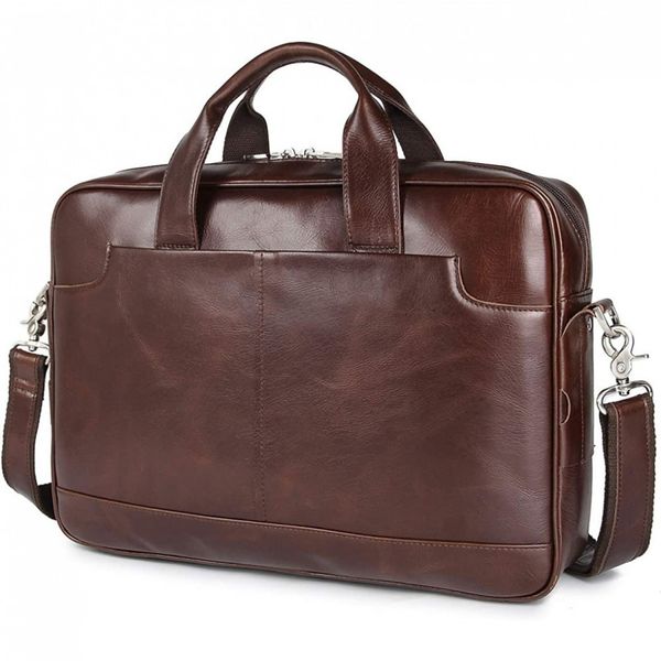 Augus Bolsa, Pasta de Couro de Flor Integral para Laptop Impermeável