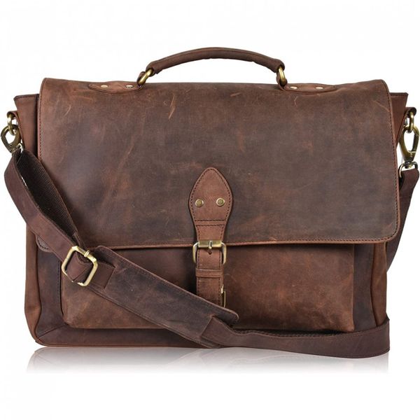 Clifton Heritage Bolsa, Pasta de Couro para Laptop Masculina