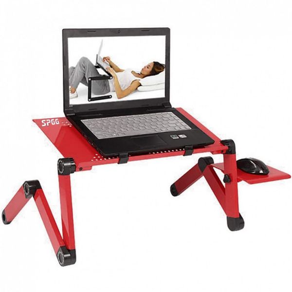 SPGG Mesa para Laptop Ajustável Apoio p, Cama com Mouse Pad