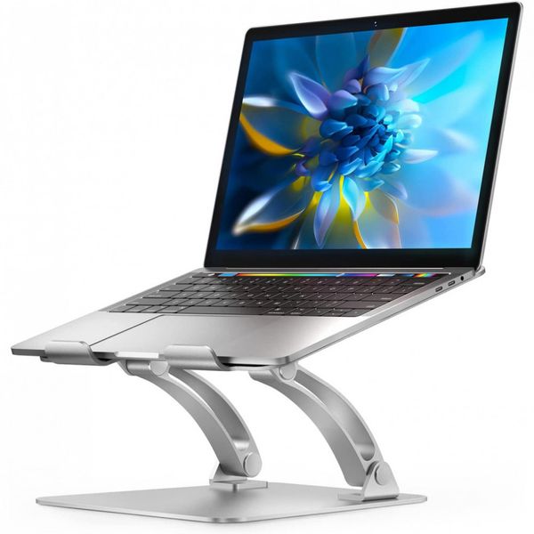 Suporte Ergonômico Laptop Nulaxy Ajustável Até 20kg, 28, 44Cm Prata