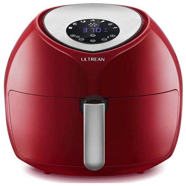 Ultrean AirFryer XL 5,5L 7 Predefinições Digital LCD 1700W Preto 110V