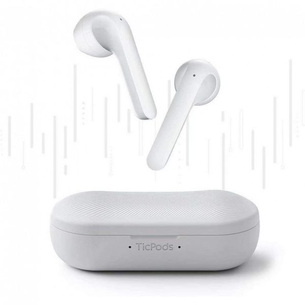 TicPods Fone de Ouvido sem fio Inteligente Á Prova dAgua IPX4 in Ear Rosa
