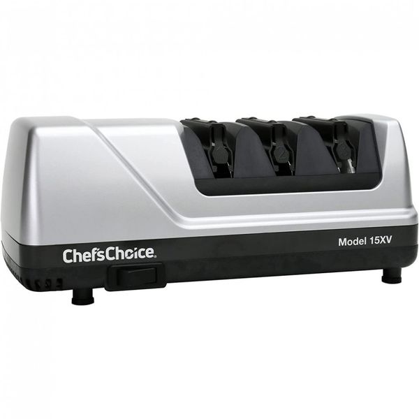 ChefsChoice Afiador de Facas Elétrico Profissional, Abrasivos de Diamante c, 3 Estágios