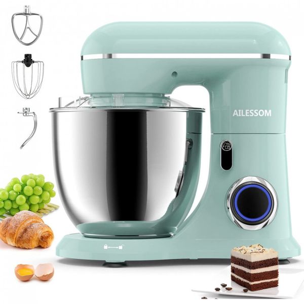 AILESSOM Batedeira 8 em 1 Capacidade 6L 1800W c, Time, rosa