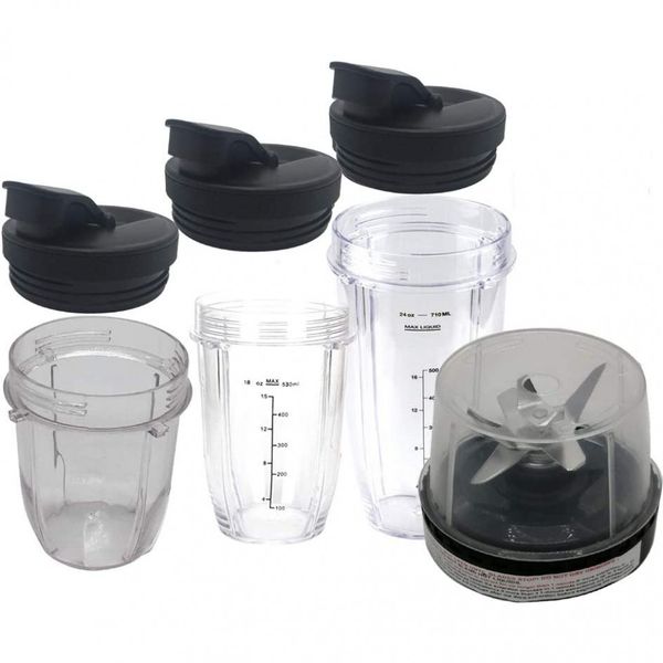 Copo Liquidificador NutriNinja 709, 828, 354ml Lamina, JOYSTAR, Preto