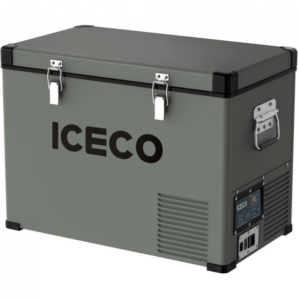ICECO VL60 Mini Geladeira Automotiva Portátil, DC 12 24V, AC 110 220V, Capacidade 60L