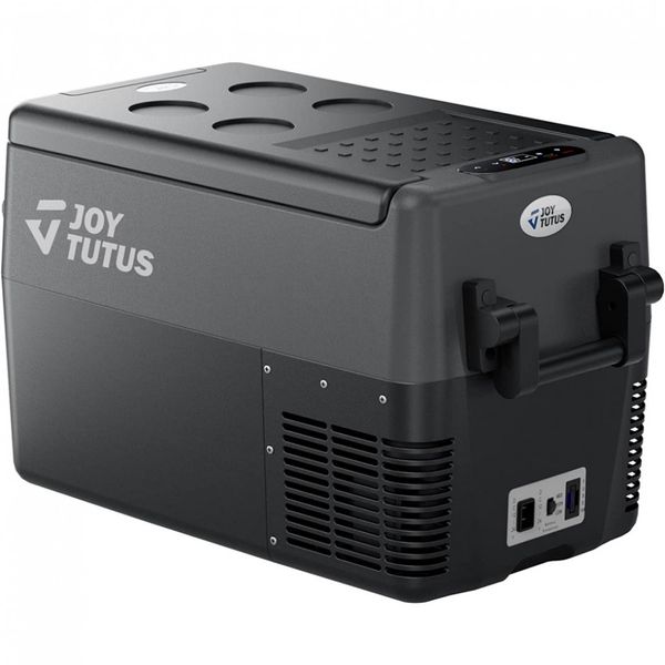 JOYTUTUS Mini Geladeira Automotiva Portátil 12 24V Capacidade 50L c, Painel LED