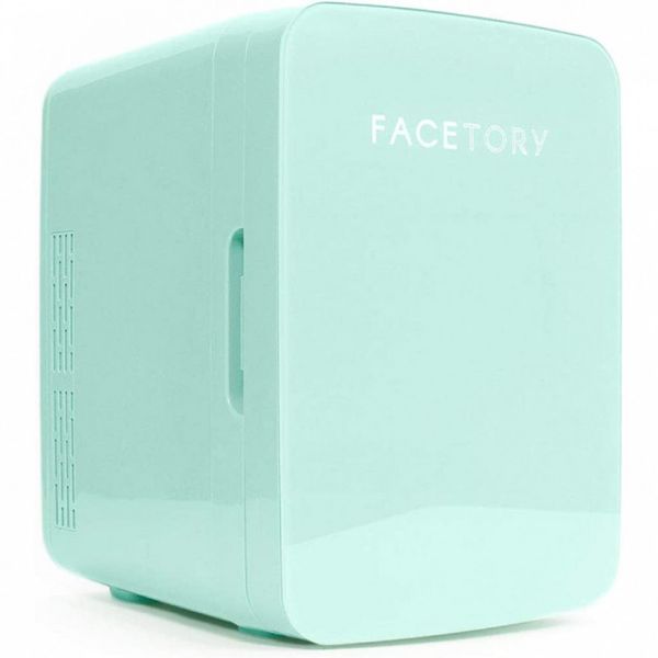 Mini Geladeira Automotiva FaceTory, Portátil, 10L, Aquece, Resfria, Verde Água