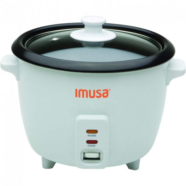 IMUSA Panela Elétrica de Arroz, 1,4 L, 400 W, 110V, branca