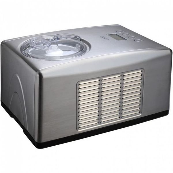 Sorveteira Lopie em Aço Inoxidável Sem Pré Resfriamento Display Digital Timer 1,5 Litros