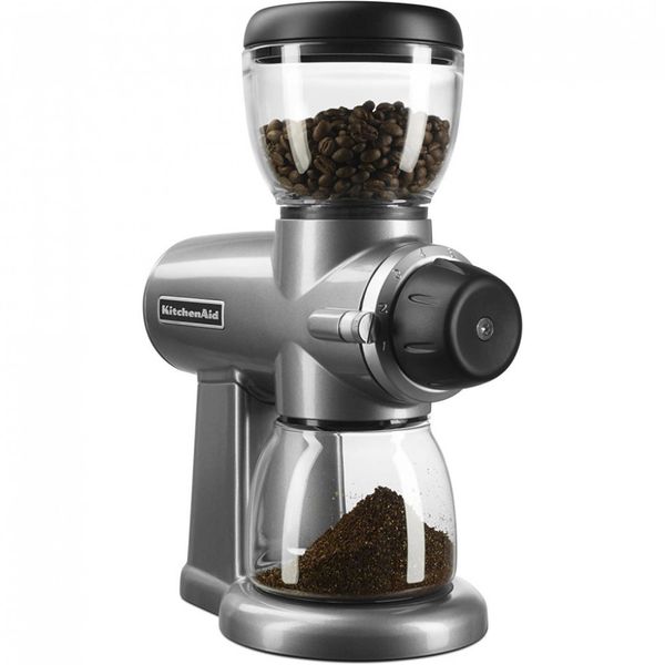 Moedor de Café KitchenAid KCG0702CS Burr Possui 15 Configurações Cor Prata