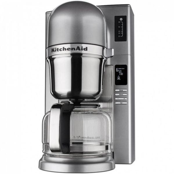 KitchenAid KCM0802CU Cafeteira Elétrica Kitchenaid de 8 Xícaras Jarra de Vidro Tela Visual Tanque de Água
