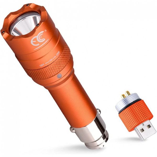 Lanterna LED MCCC 250 Lúmens Recarregável para Carro de 12 Volts Portátil