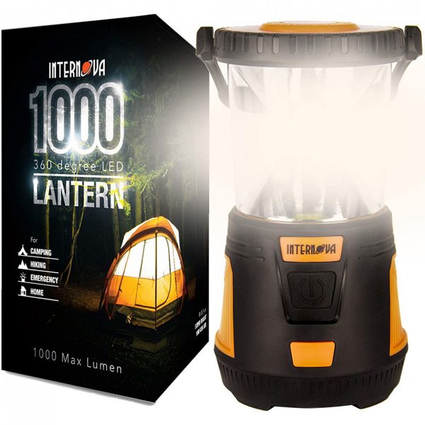 Lanterna LED 1000 Lúmens Luz 360 Ajustável Ideal para Camping Crianças Resistente a Água