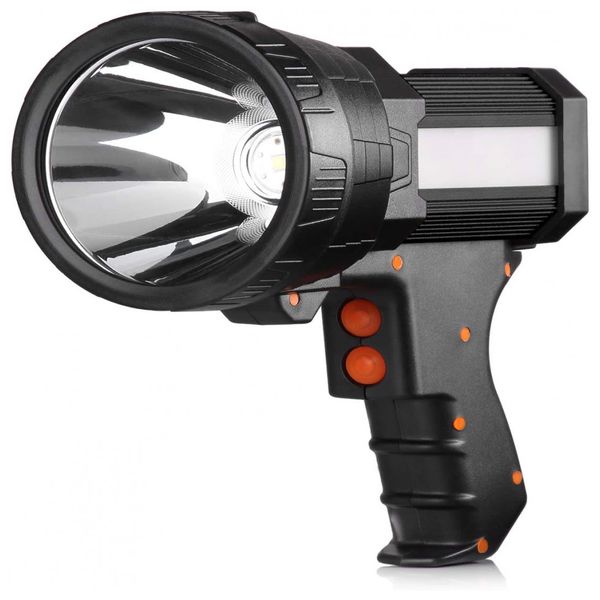 Lanterna LED 6000 Lúmens Leve e Super Brilhante à Prova D Água, BUYSIGHT B743, Preto