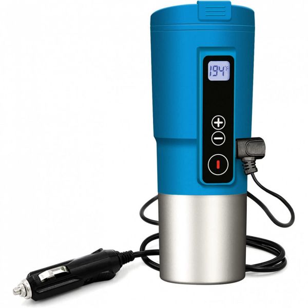 Máquina de Café Expresso Temperatura Inteligente Visor LCD 12V Uso Vermelha