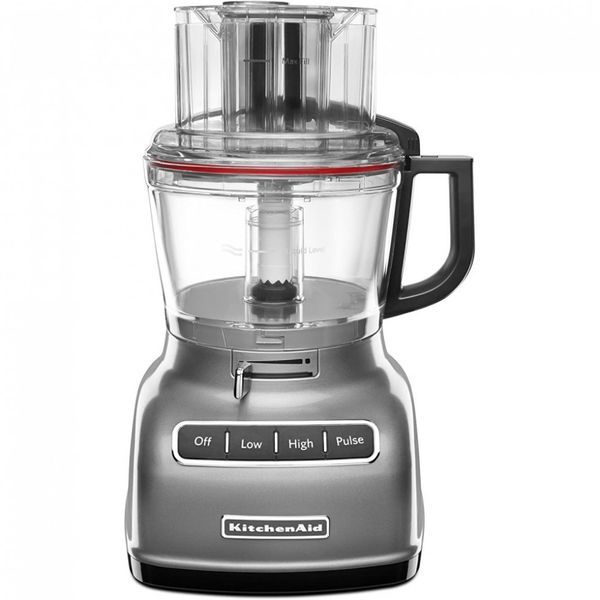 Processador KitchenAid Processadora de Alimentos de 9 Taças Sistema de Cortes Silver 110V