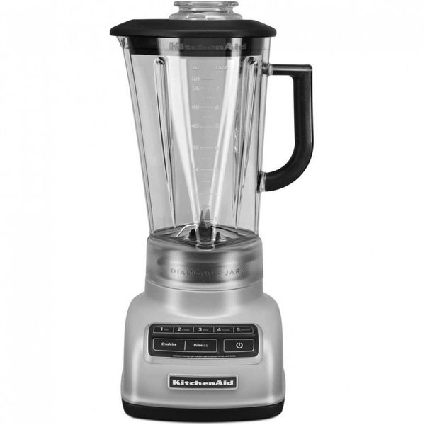 KitchenAid KSB1575FG liquidificador de diamante de 5 velocidades, cinza fosco