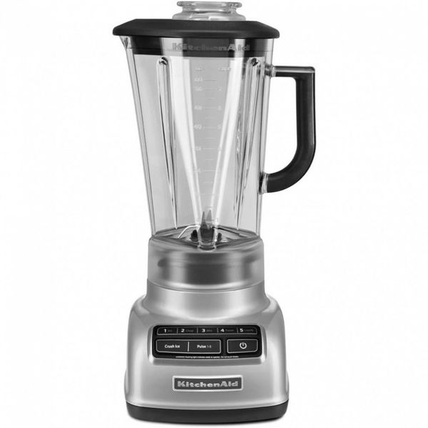 KitchenAid KSB1575MC 5 velocidade diamante liquidificador, cromo metálico
