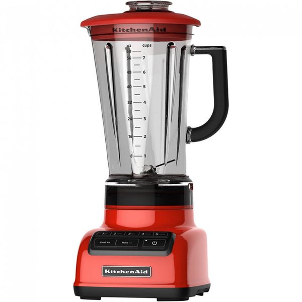 KitchenAid KSB1575HT Diamante de 5 velocidades com jarro livre de BPA, 60 oz, molho picante