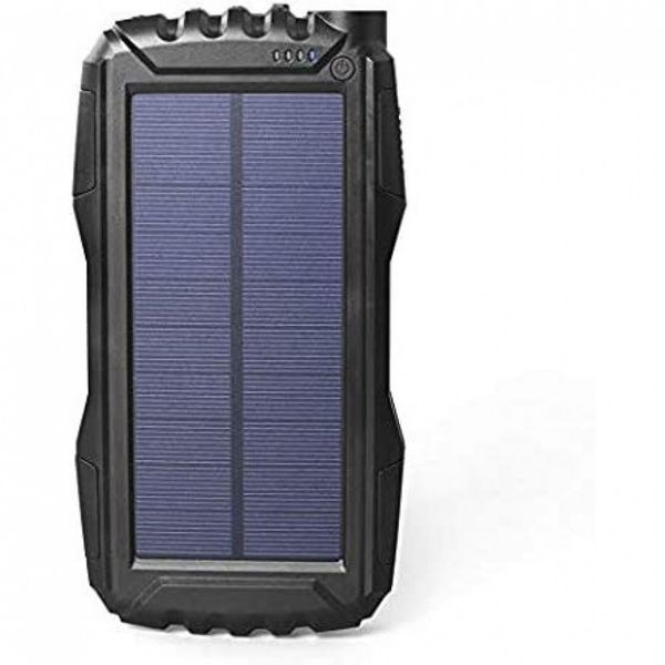 Powerbank Carregador Solar 25000mAh À Prova D Água LED Camping Nautica Viagem
