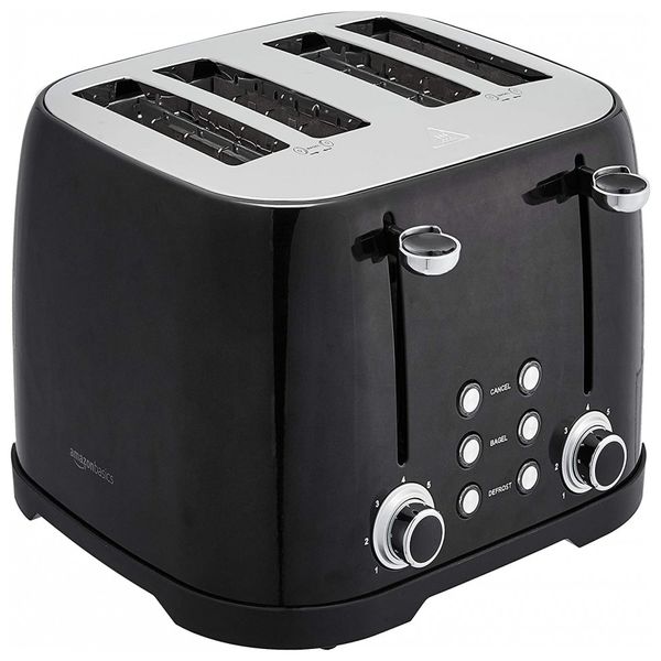 AMZ Torradeira, c, 4 fatias, 1600 W, 110V, branco