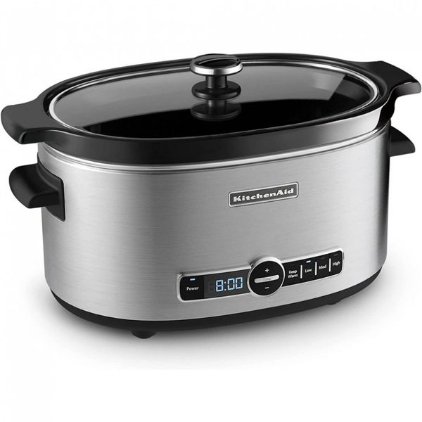 Panela Elétrica KitchenAid KSC6223SS, 4 Configurações, Aço Inoxidável, Prateada 110V
