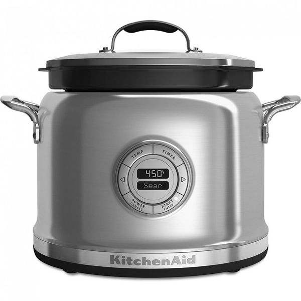 Panela de Pressão Elétrica KitchenAid KMC4244SS, Aço inoxidável, Prateado 110V
