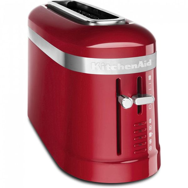Torradeira Elétrica KitchenAid KM115ER, 2 Fatias, Alavanca de Elevada Altura, Vermelho Império 110V