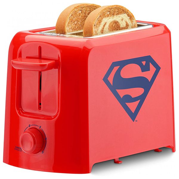 Torradeira Elétrica Superman, com 2 fatias, Vermelho 110V