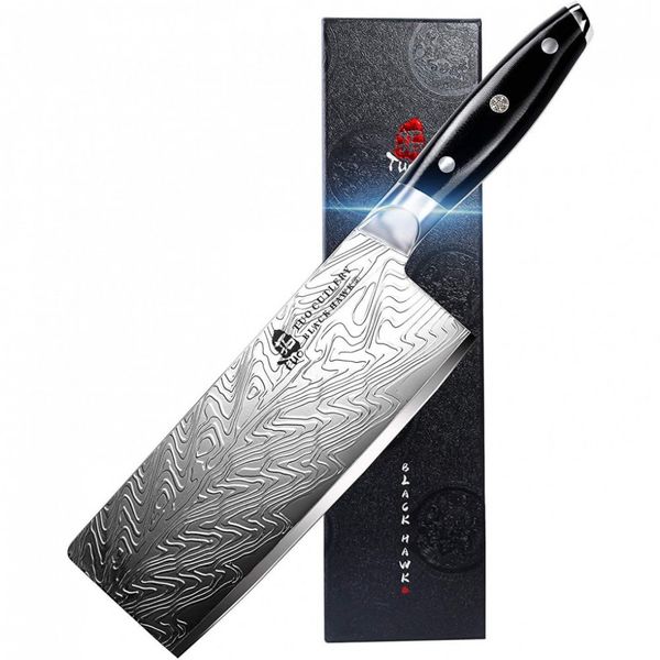 Faca TUO Black Hawk S Jestik Cutelo, Aço Inoxidável, Preto