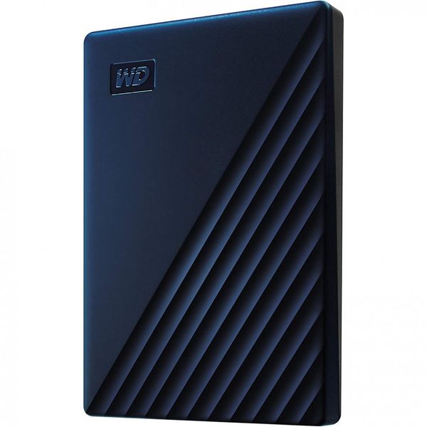WD Disco Rígido Externo, 5TB USB C, USB A, para Mac, azul, WESTERN DIGITAL WDBA2F0050BBL WESN, Azul